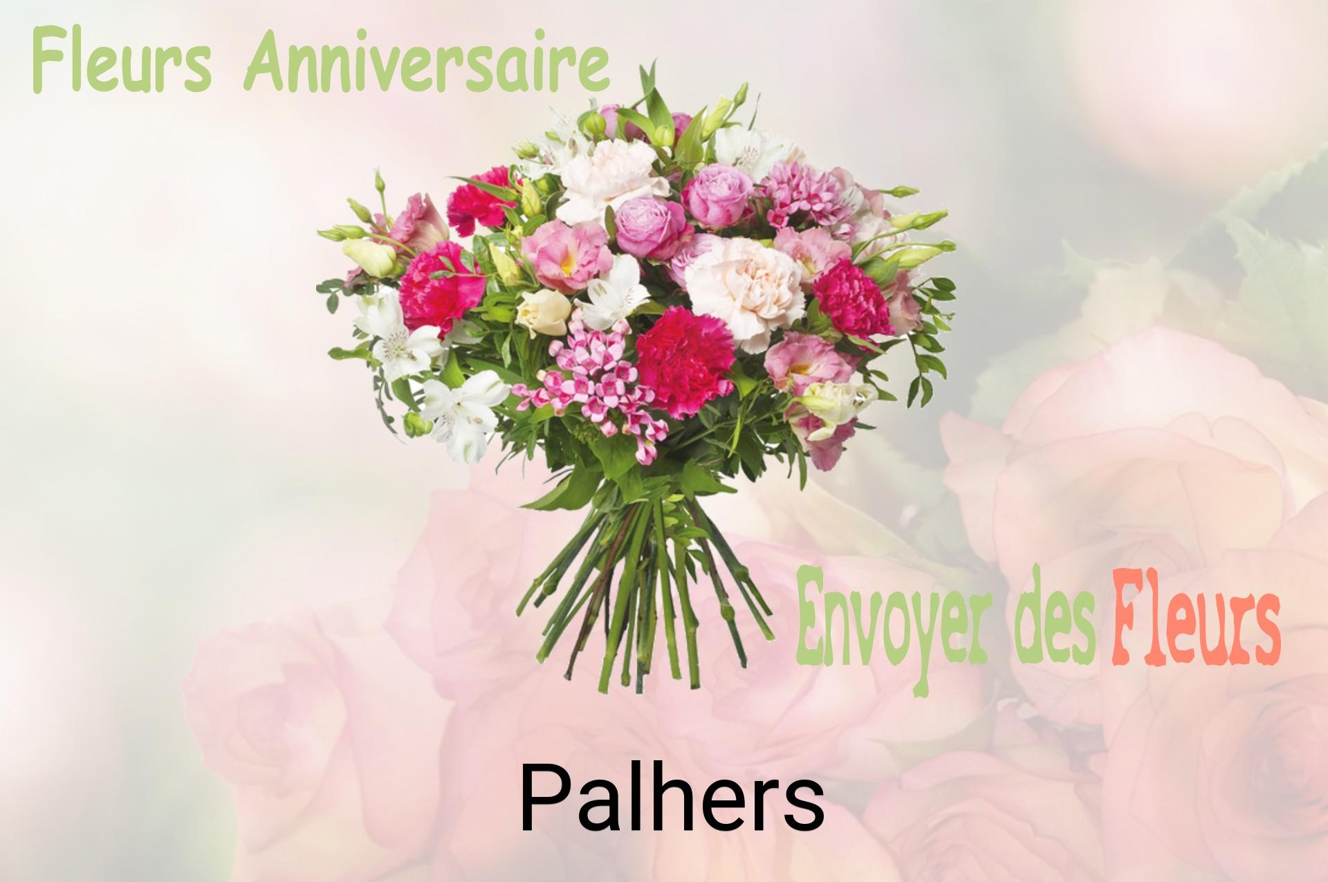 Bouquet de fleurs d’anniversaire livré à Palhers